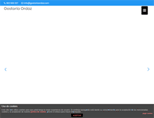 Tablet Screenshot of gestoriaordaz.com